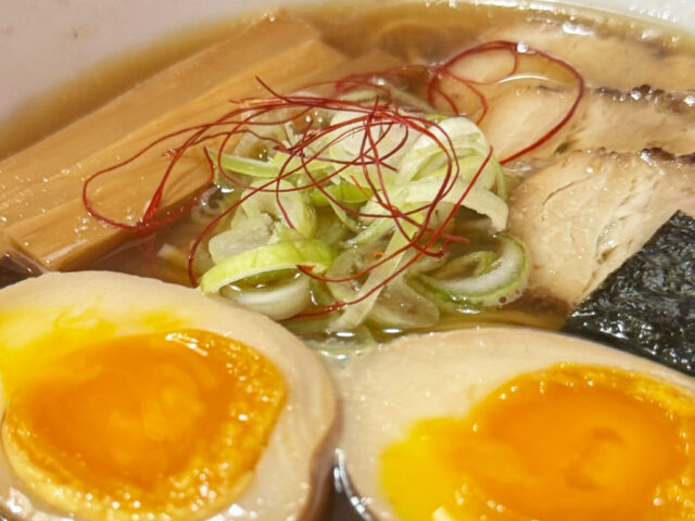 おすすめの煮干しラーメン